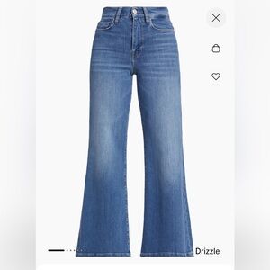 Frame Le Slim Palazzo High Rise Stretch Jeans